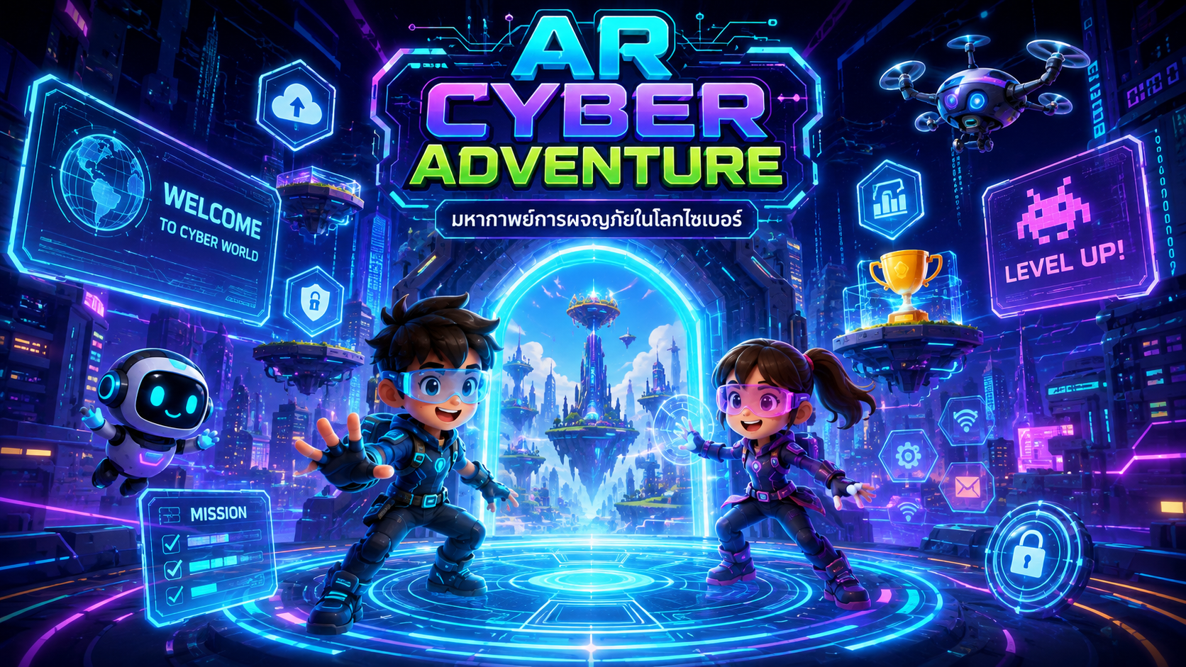 AR Cyber Adventure (มหากาพย์การผจญภัยในโลกไซเบอร์)