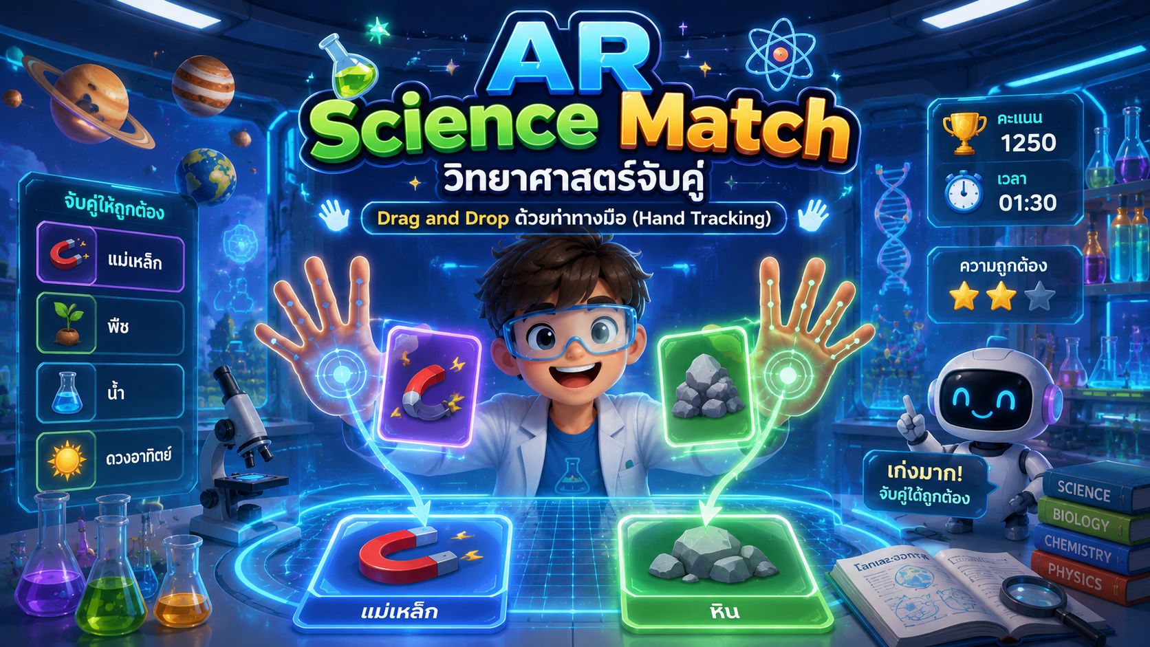 AR Science Match วิทยาศาสตร์จับคู่